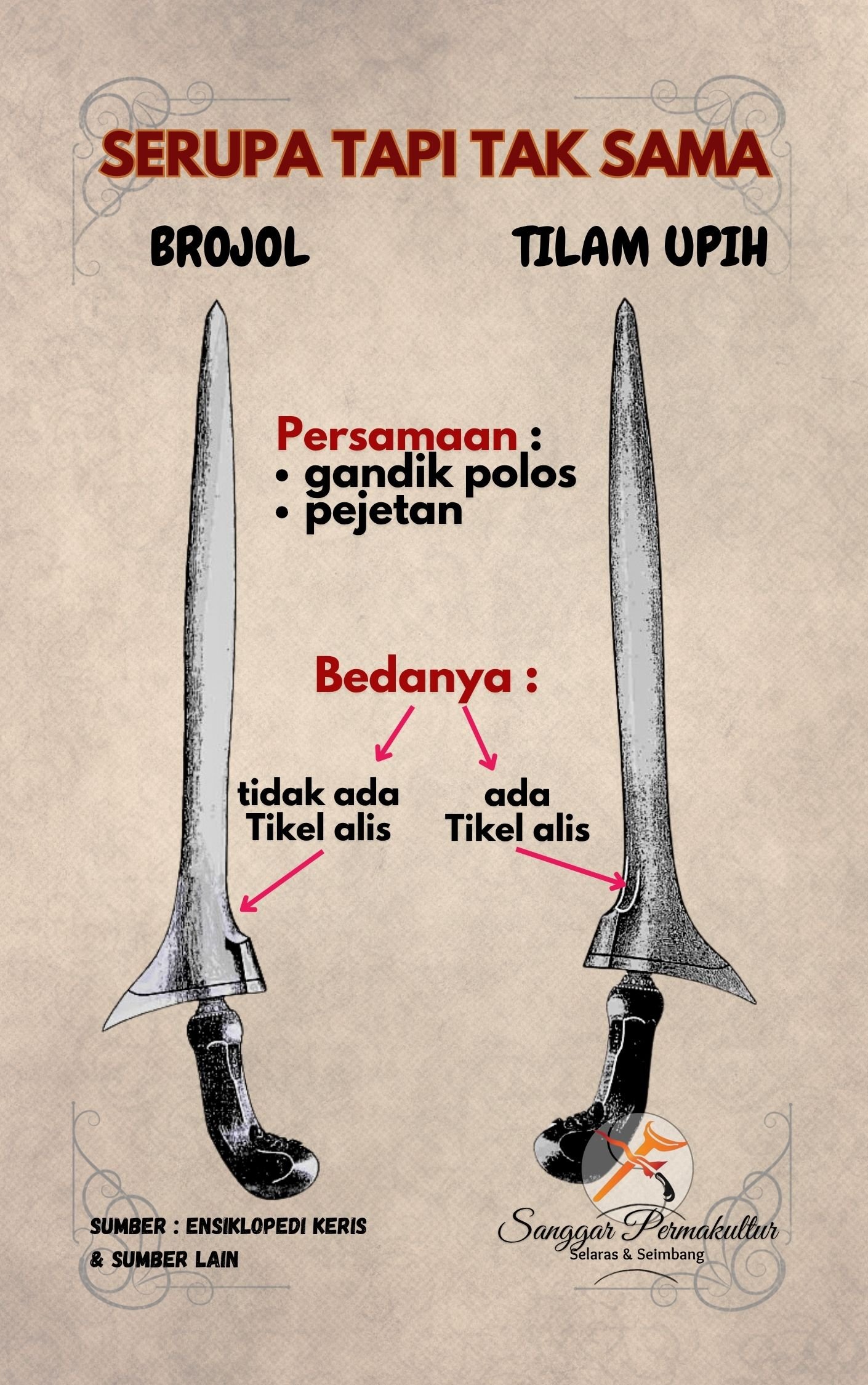 Beda Brojol dan Tilam Upih